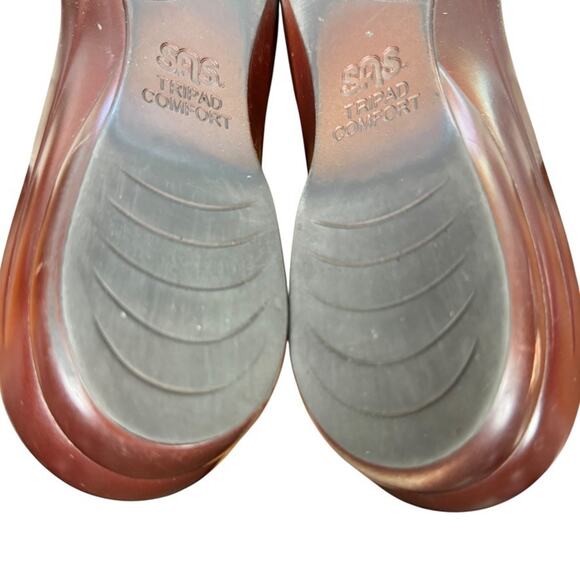 SAS Quatro Ivory Leather Slingback Comfort Sandals Shoes Open Toe USA Made 10 S - Picture 14 of 16